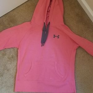 Pink Under Armour hoodie